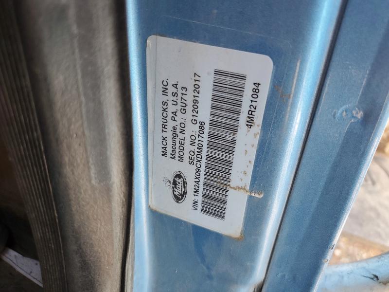 Aukcja sprzedaży 2013 Mack Gu713, vin: 1M2AX09CXDM017086, numer aukcji: 50955596