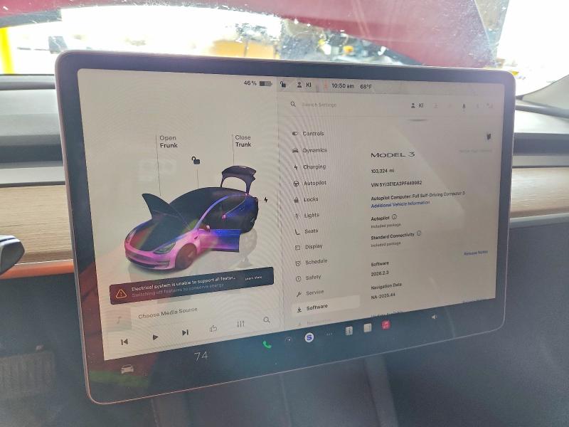 Продажа на аукционе авто 2023 Tesla Model 3, vin: 5YJ3E1EA3PF449982, номер лота: 49647526