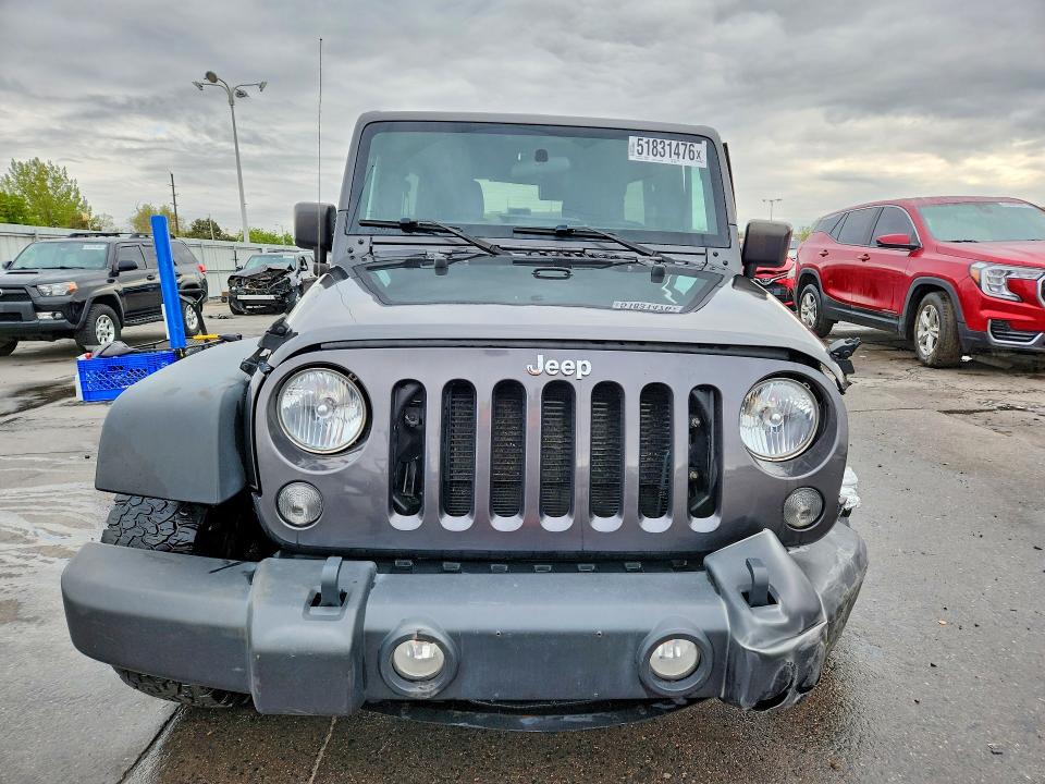 2016 Jeep Wrangler Unlimited მანქანა იყიდება აუქციონზე, vin: 1C4BJWDGXGL335615, აუქციონის ნომერი: 51831476
