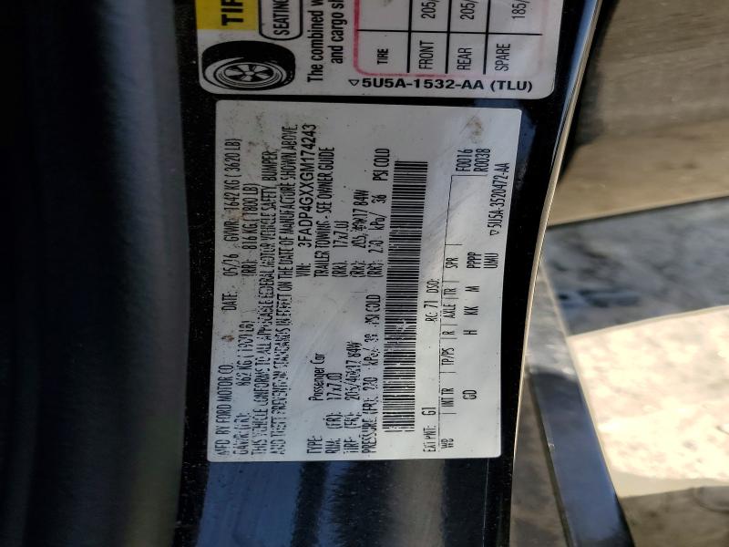 Продаж на аукціоні авто 2016 Ford Fiesta, vin: 3FADP4GXXGM174243, номер лоту: 51905936