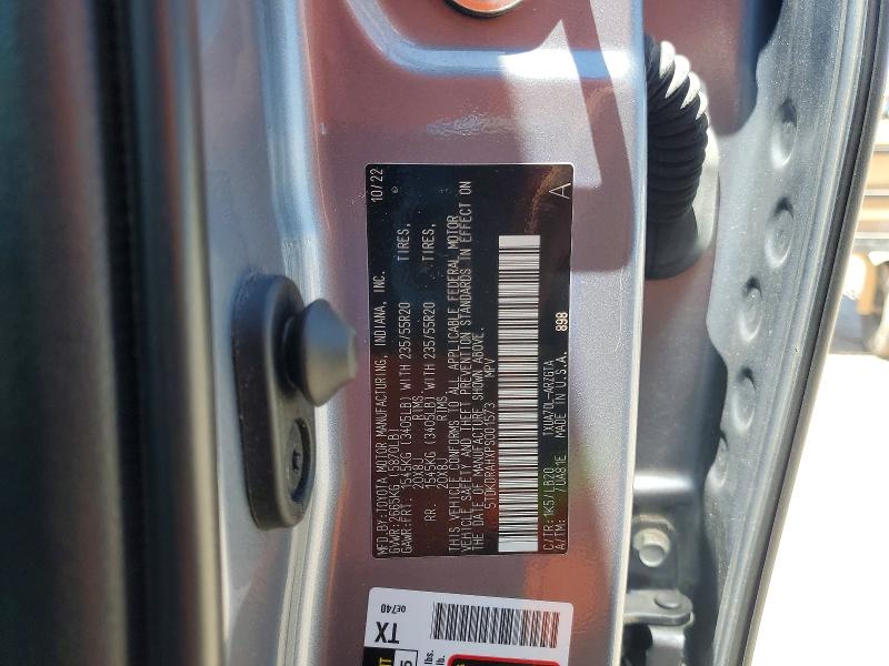 Aukcja sprzedaży 2023 Toyota Highlander, vin: 5TDKDRAHXPS001573, numer aukcji: 51342226