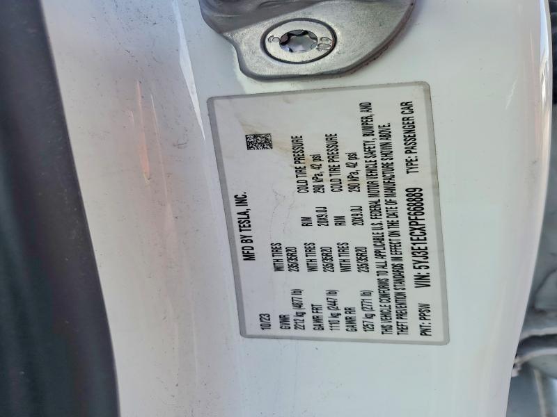 Продаж на аукціоні авто 2023 Tesla Model 3, vin: 5YJ3E1ECXPF668889, номер лоту: 50523446