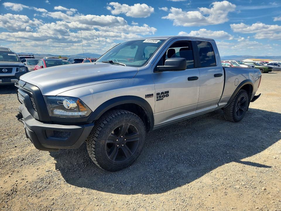 2021 Ram 1500 Classic მანქანა იყიდება აუქციონზე, vin: 1C6RR7GT7MS584193, აუქციონის ნომერი: 51372926