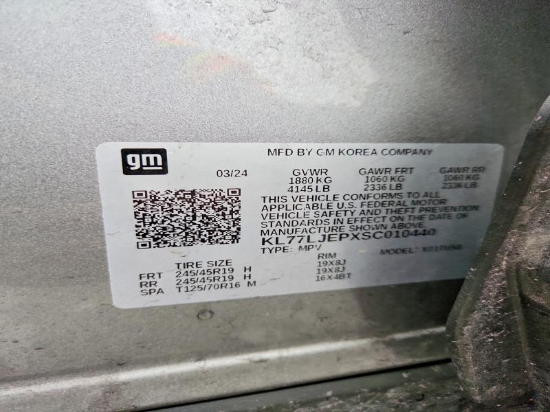 Продажа на аукционе авто 2025 Chevrolet Trax, vin: KL77LJEPXSC010440, номер лота: 51310346