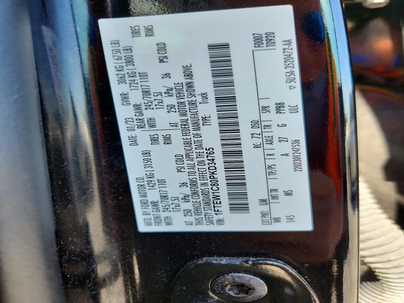 Продажа на аукционе авто 2023 Ford F150, vin: 1FTEW1C80PKD34765, номер лота: 49797586