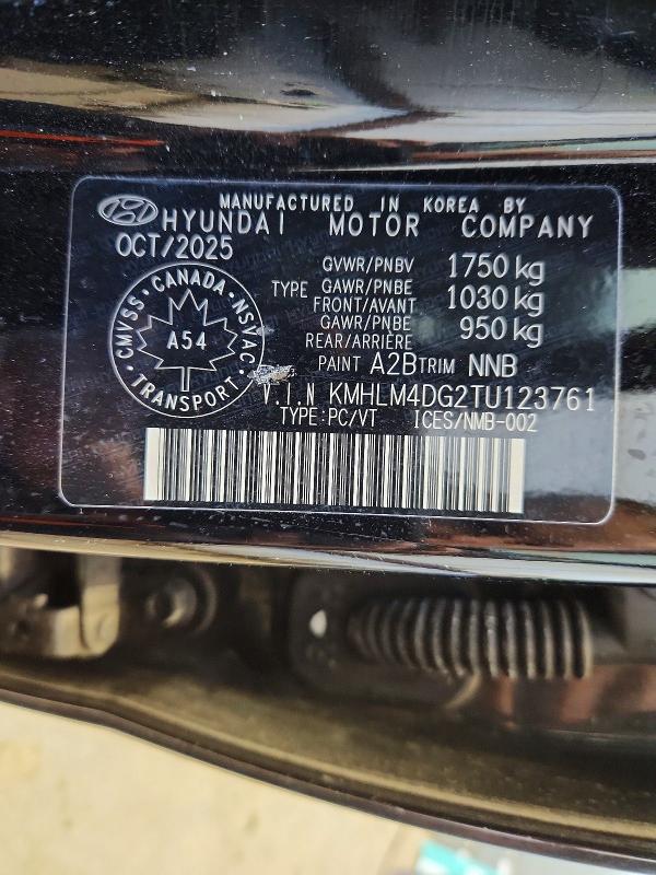 Продаж на аукціоні авто 2026 Hyundai Elantra, vin: KMHLM4DG2TU123761, номер лоту: 51347346