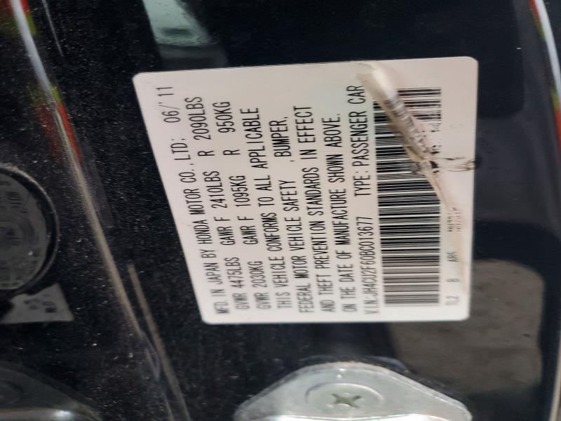 Aukcja sprzedaży 2011 Acura Tsx, vin: JH4CU2F60BC013677, numer aukcji: 48943476
