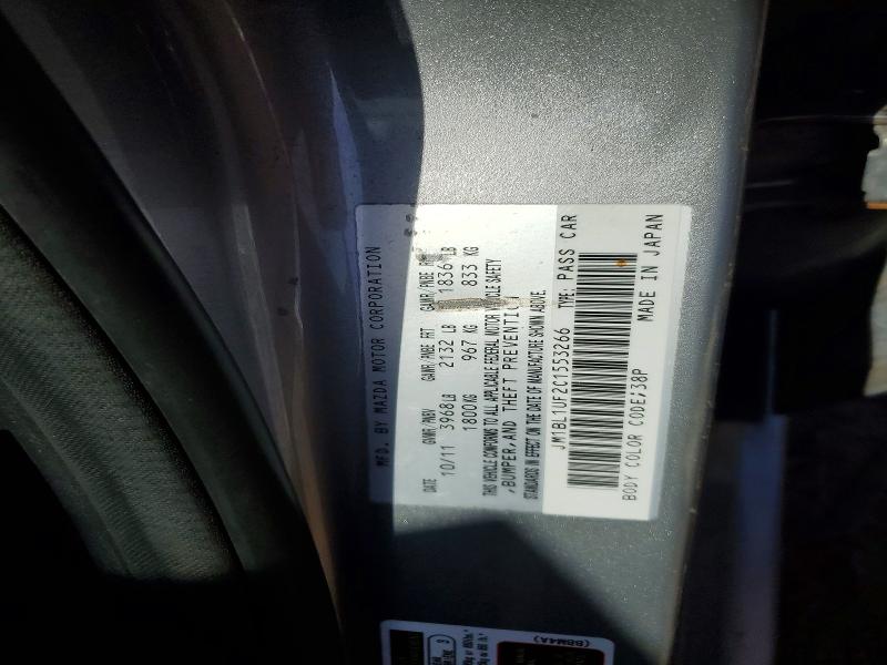 2012 Mazda 3 მანქანა იყიდება აუქციონზე, vin: JM1BL1UF2C1553266, აუქციონის ნომერი: 50094056