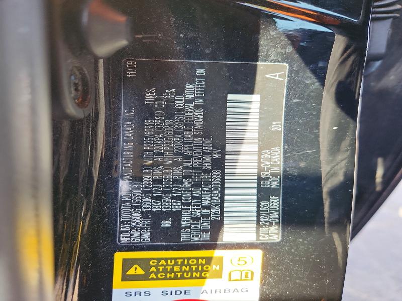 Aukcja sprzedaży 2010 Lexus Rx, vin: 2T2BK1BA9AC036898, numer aukcji: 50915716