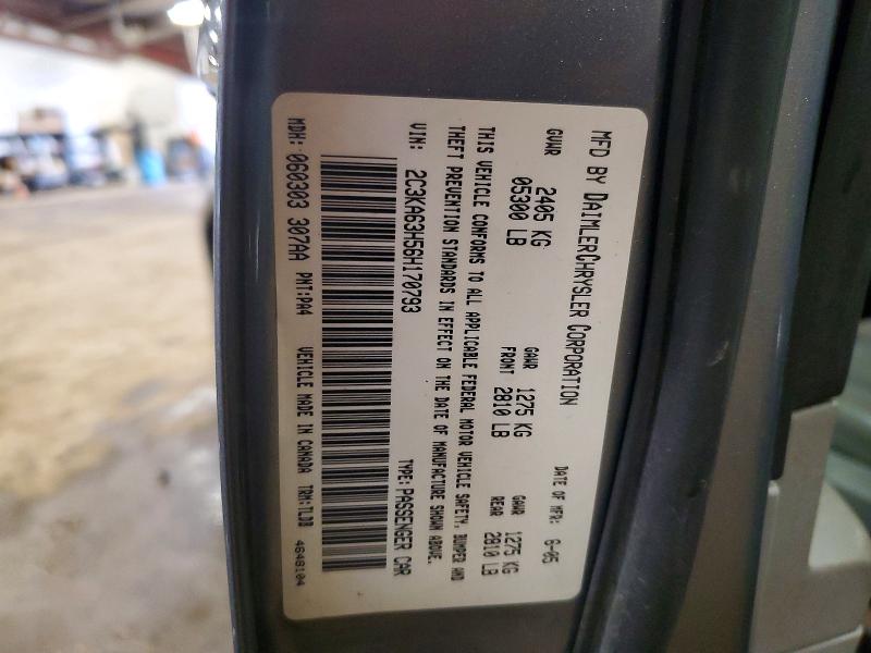 Продаж на аукціоні авто 2006 Chrysler 300c, vin: 2C3KA63H56H170793, номер лоту: 51785786