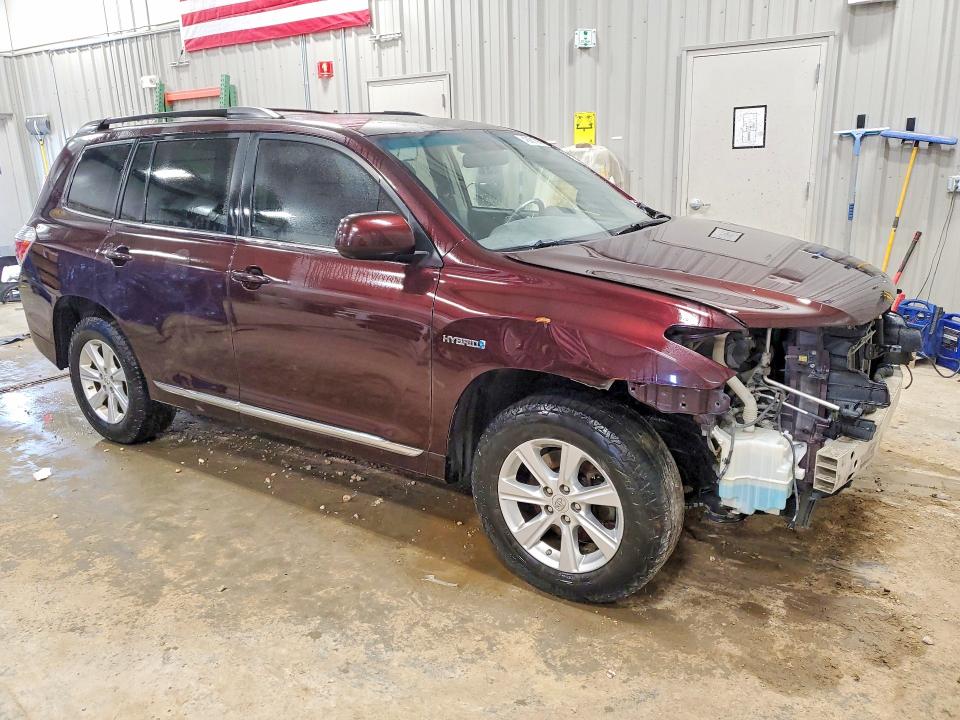2012 Toyota Highlander Hybrid მანქანა იყიდება აუქციონზე, vin: JTEBC3EH7C2007757, აუქციონის ნომერი: 48861396