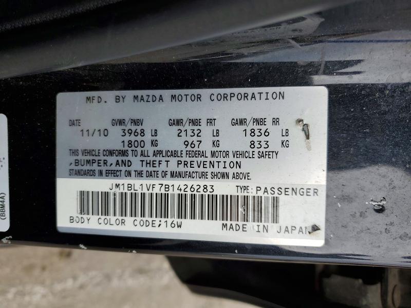 2011 Mazda 3 მანქანა იყიდება აუქციონზე, vin: JM1BL1VF7B1426283, აუქციონის ნომერი: 49671216