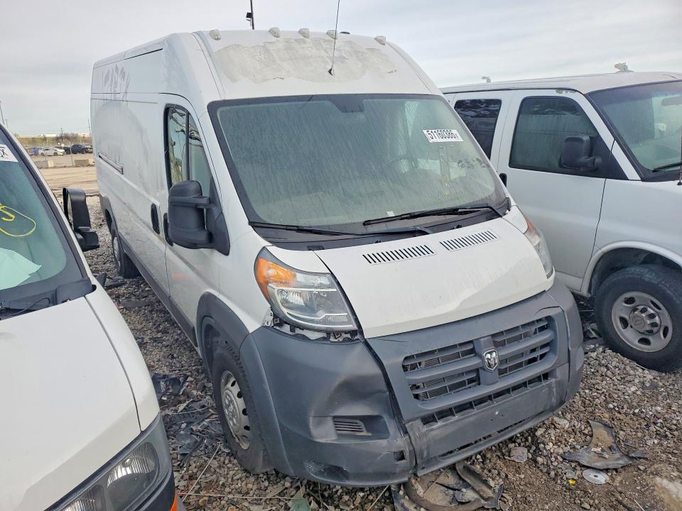 51160386 :رقم المزاد ، 3C6TRVDD2FE501637 vin ، 2015 Ram Promaster 2500 مزاد بيع