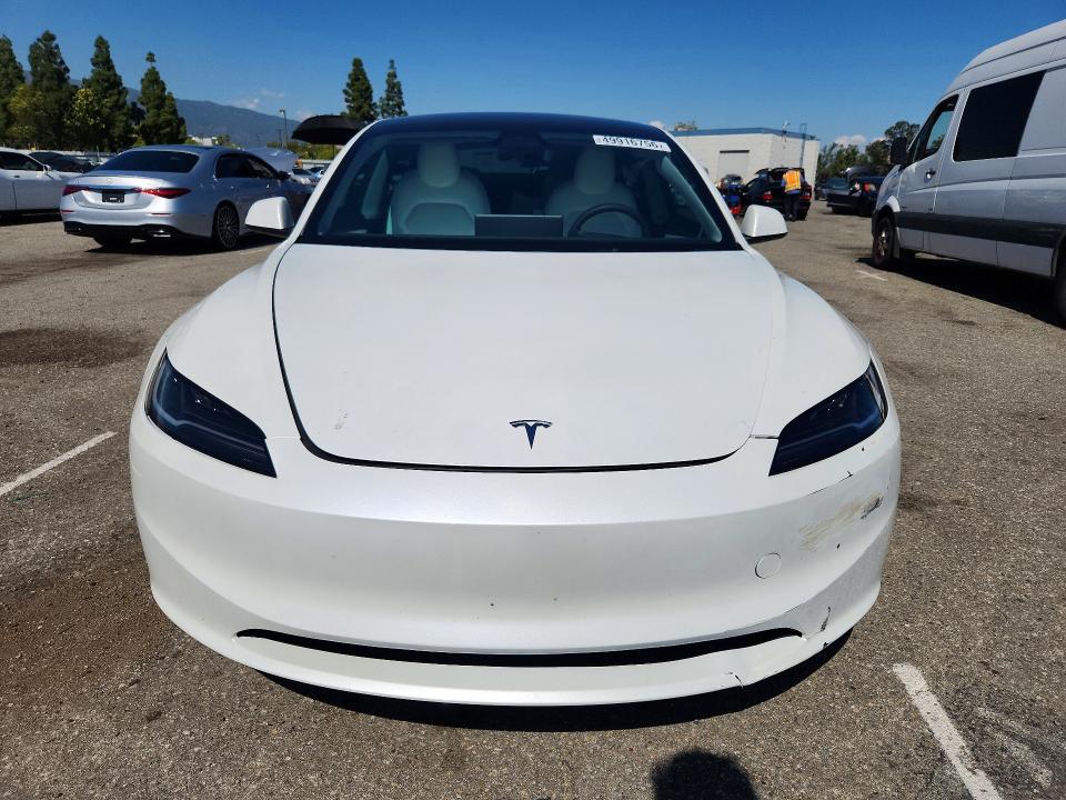 Продаж на аукціоні авто 2025 Tesla Model 3, vin: 5YJ3E1EA5SF994798, номер лоту: 49916756
