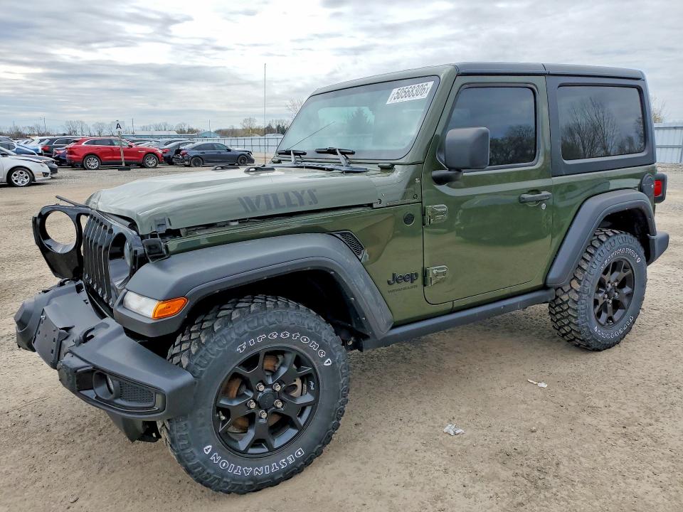 Продаж на аукціоні авто 2022 Jeep Wrangler, vin: 1C4GJXANXNW269996, номер лоту: 50568306