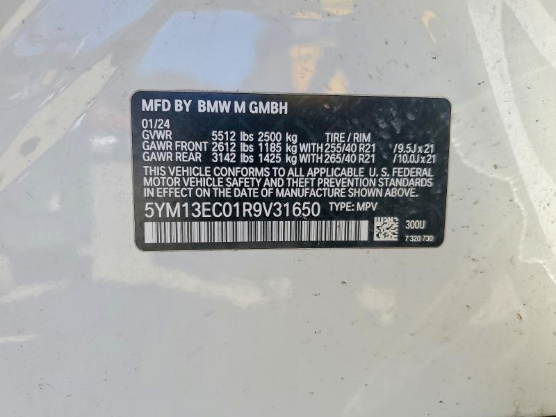 Продаж на аукціоні авто 2024 Bmw X3, vin: 5YM13EC01R9V31650, номер лоту: 49261516