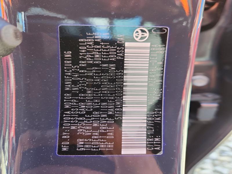 51298316 :رقم المزاد ، 5YFB4MDE0SP300995 vin ، 2025 Toyota Corolla مزاد بيع