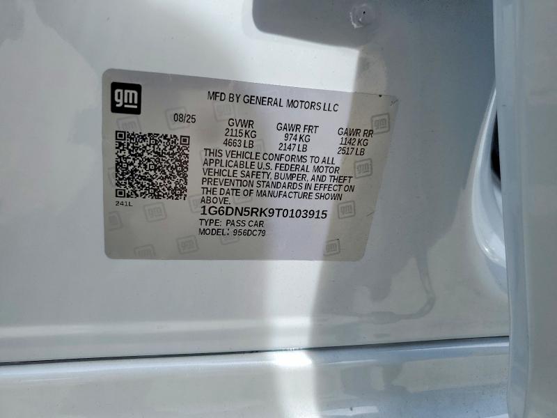 Aukcja sprzedaży 2026 Cadillac Ct5, vin: 1G6DN5RK9T0103915, numer aukcji: 49618556