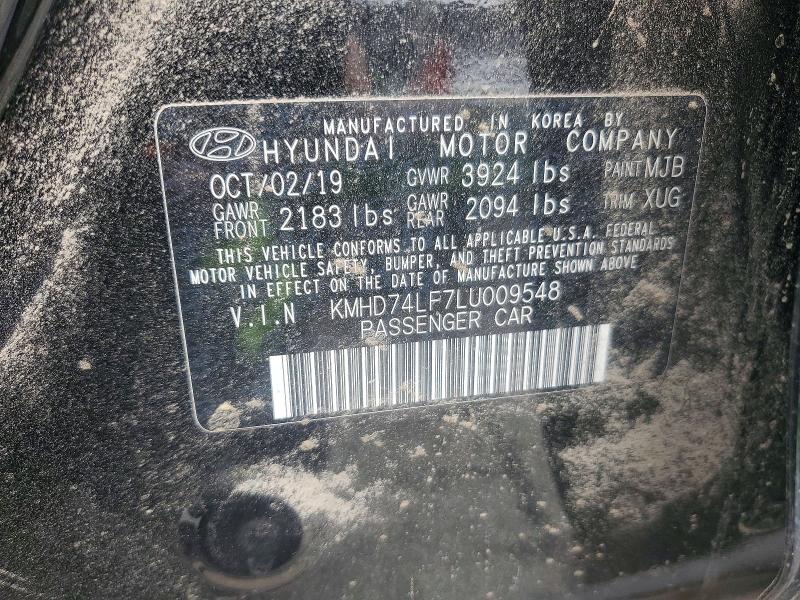 Продаж на аукціоні авто 2020 Hyundai Elantra, vin: KMHD74LF7LU009548, номер лоту: 51354506