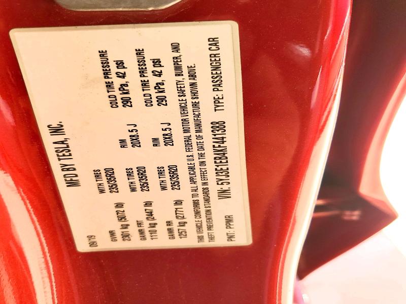 Продаж на аукціоні авто 2019 Tesla Model 3, vin: 5YJ3E1EB4KF441388, номер лоту: 49049986