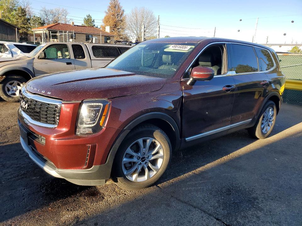 Aukcja sprzedaży 2022 Kia Telluride, vin: 5XYP2DHC0NG292569, numer aukcji: 49516806