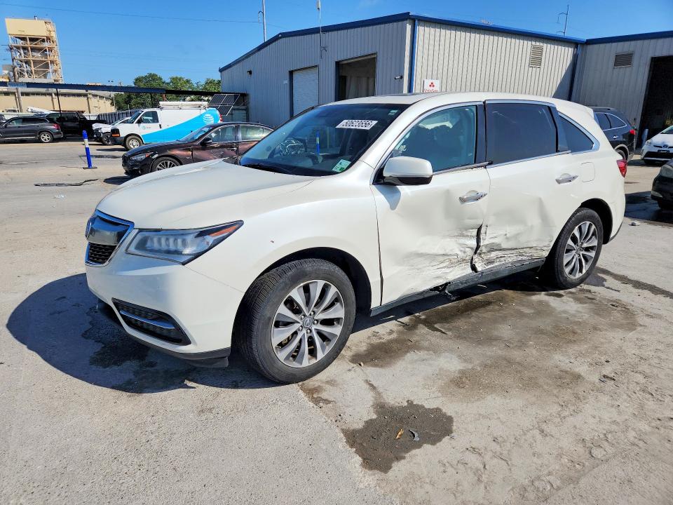 50623656 :رقم المزاد ، 5FRYD4H44GB033129 vin ، 2016 Acura Mdx مزاد بيع