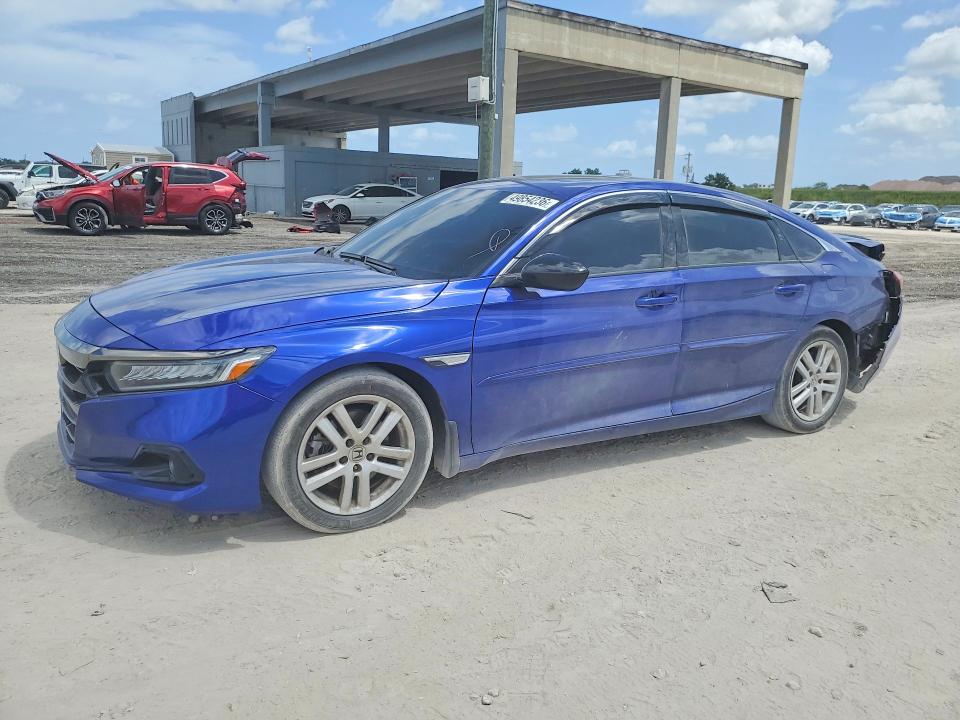 Auction sale of the 2021 Honda Accord, vin: 1HGCV2F3XMA023654, lot number: 49854236
