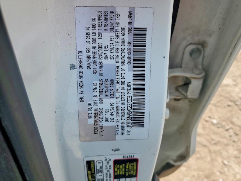 2010 Mazda 3 4d Hbk 4x4 მანქანა იყიდება აუქციონზე, vin: JM3TB2MA8A0237009, აუქციონის ნომერი: 51137516