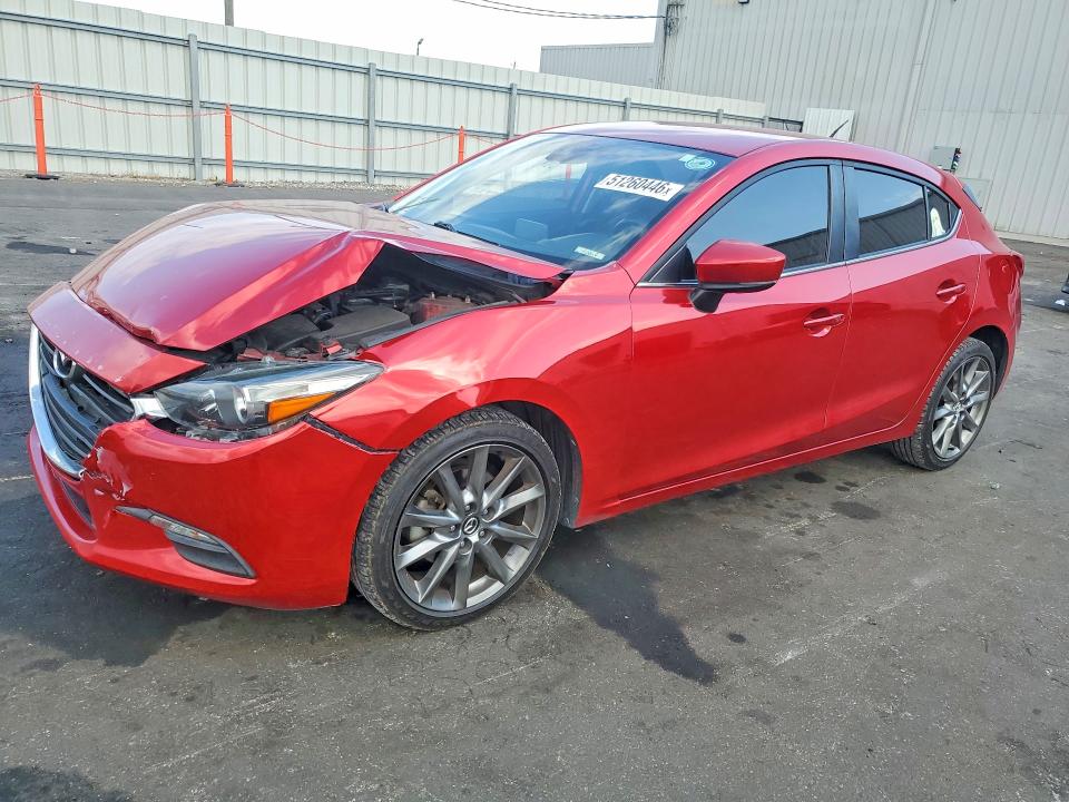2018 Mazda 3 მანქანა იყიდება აუქციონზე, vin: 3MZBN1L3XJM203916, აუქციონის ნომერი: 51260446