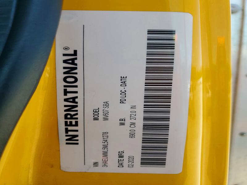 Продаж на аукціоні авто 2021 International Mv607, vin: 3HAEUMML5ML541278, номер лоту: 51311386
