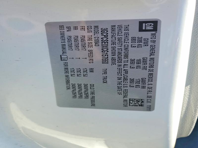 Aukcja sprzedaży 2012 Chevrolet Silverado, vin: 3GCPCSE0XCG157660, numer aukcji: 48187666