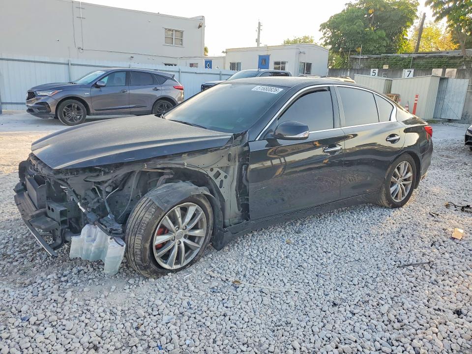 2017 Infiniti Q50 მანქანა იყიდება აუქციონზე, vin: JN1CV7AR1HM680051, აუქციონის ნომერი: 51680826