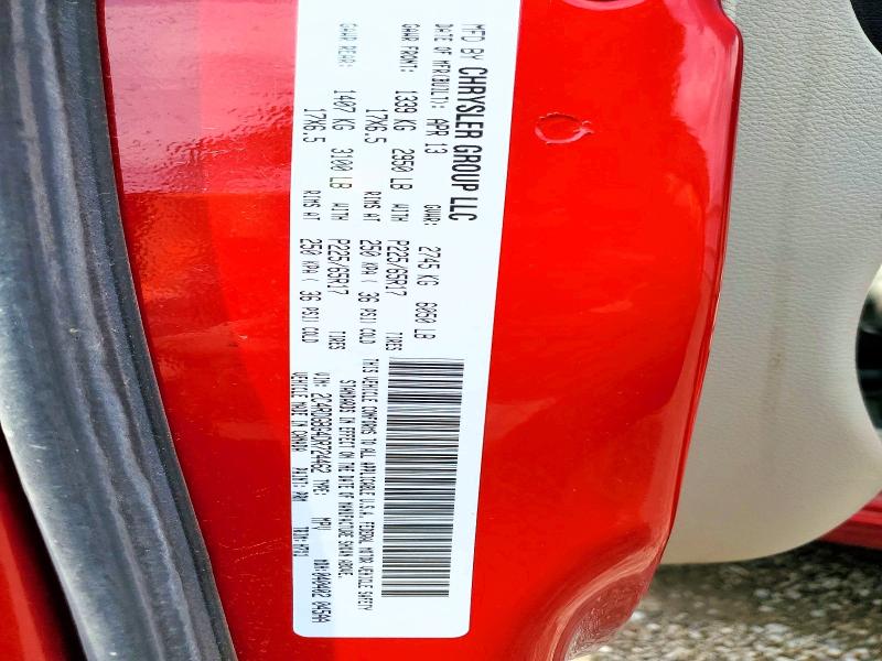 50268746 :رقم المزاد ، 2C4RDGBG4DR724462 vin ، 2013 Dodge Grand Caravan مزاد بيع