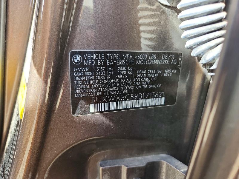 Продажа на аукционе авто 2011 Bmw X3, vin: 5UXWX5C59BL713621, номер лота: 51071416