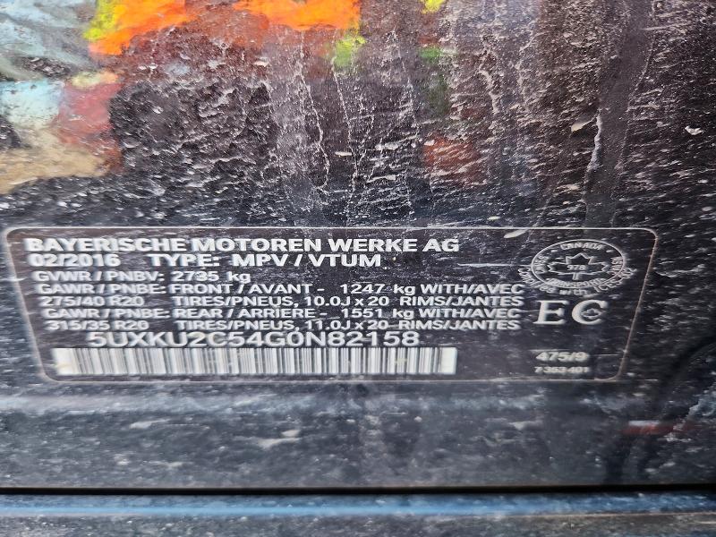 Aukcja sprzedaży 2016 Bmw X6, vin: 5UXKU2C54G0N82158, numer aukcji: 48677266