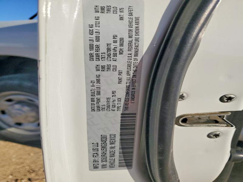 49066976 :رقم المزاد ، 3C6UR4HJ5MG648387 vin ، 2021 Ram 2500 مزاد بيع