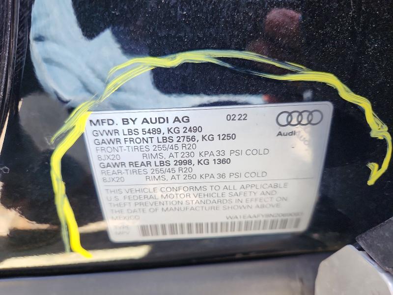 Продаж на аукціоні авто 2022 Audi Q5, vin: WA1EAAFY8N2069093, номер лоту: 51035546