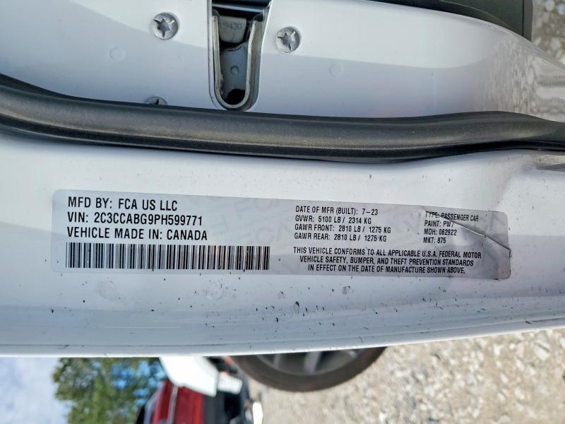 Продаж на аукціоні авто 2023 Chrysler 300, vin: 2C3CCABG9PH599771, номер лоту: 48844676