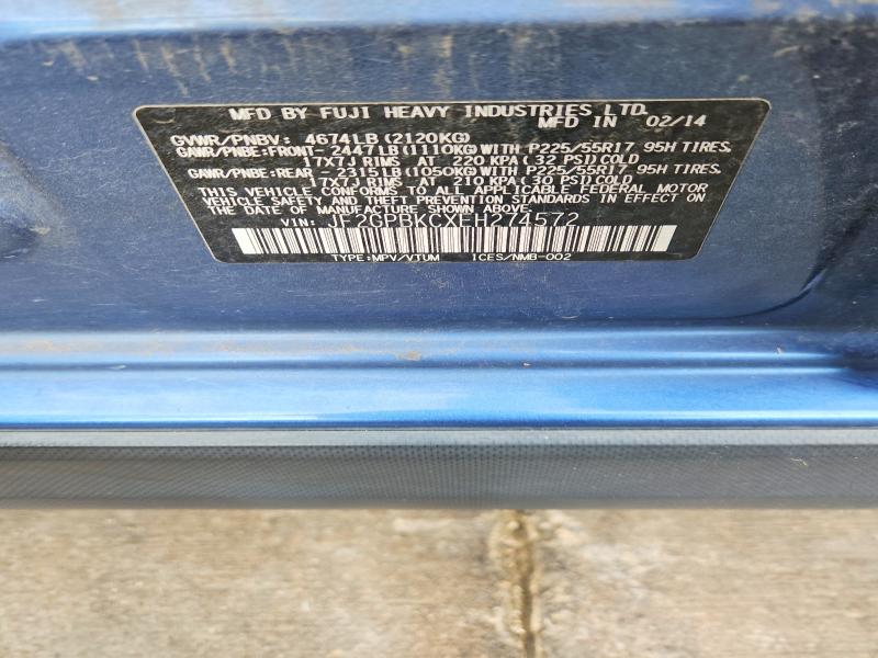 Продажа на аукционе авто 2014 Subaru Xv Crosstrek, vin: JF2GPBKCXEH274572, номер лота: 51245656