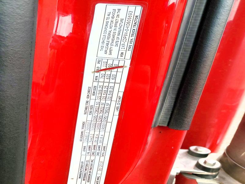 Продажа на аукционе авто 2019 Peterbilt 567, vin: 1XPCDP9X0KD606693, номер лота: 47744496