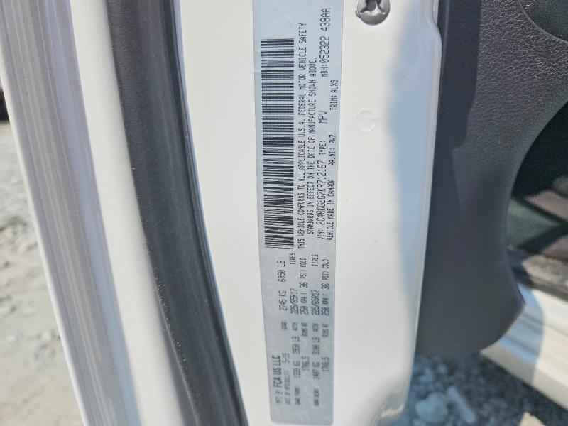 Aukcja sprzedaży 2019 Dodge Grand Caravan, vin: 2C4RDGEG7KR712167, numer aukcji: 50597126