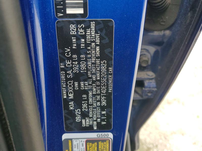 Aukcja sprzedaży 2025 Kia K4, vin: 3KPFT4DE5SE209825, numer aukcji: 48563736