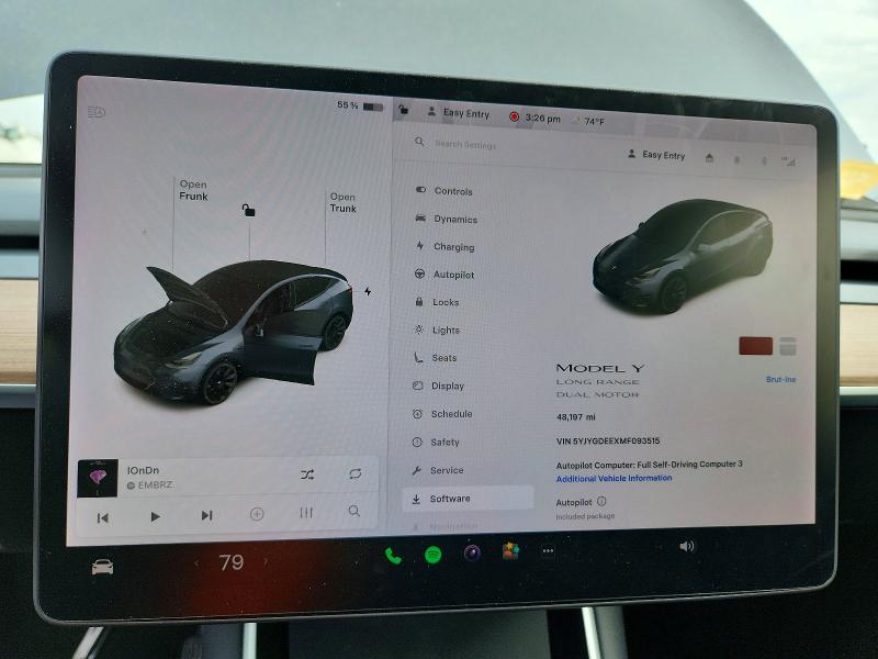 Aukcja sprzedaży 2021 Tesla Model Y, vin: 5YJYGDEEXMF093515, numer aukcji: 48538606