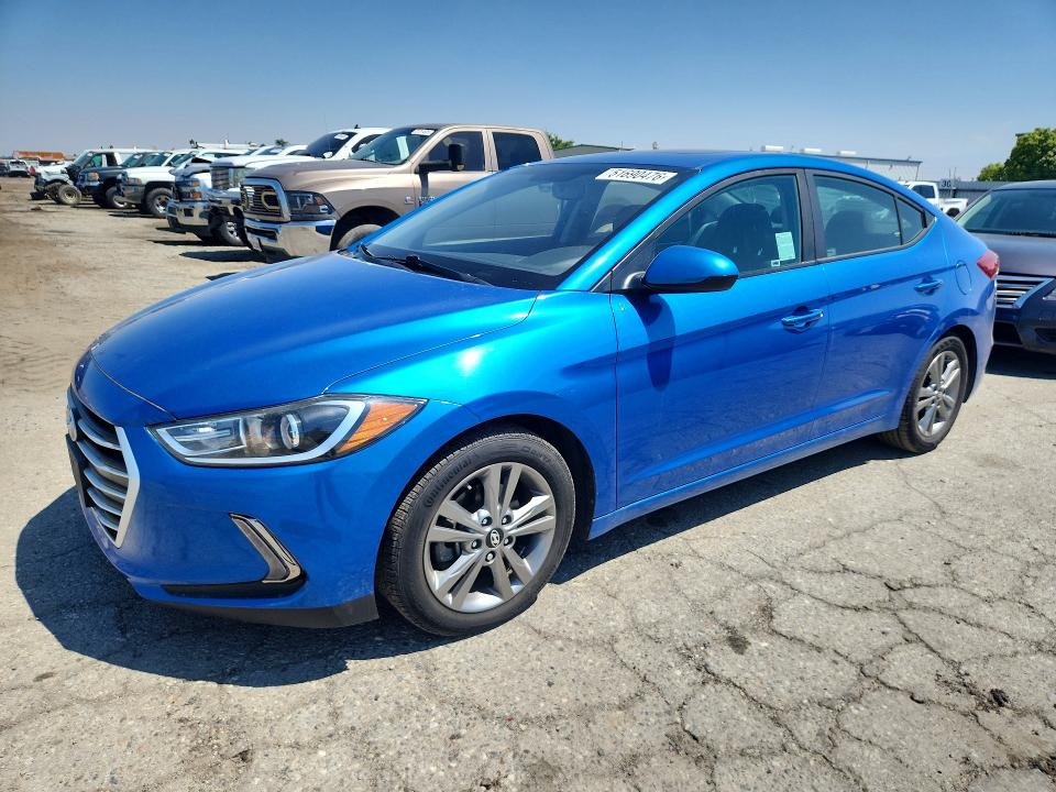 2017 Hyundai Elantra მანქანა იყიდება აუქციონზე, vin: KMHD84LF7HU246917, აუქციონის ნომერი: 51690476