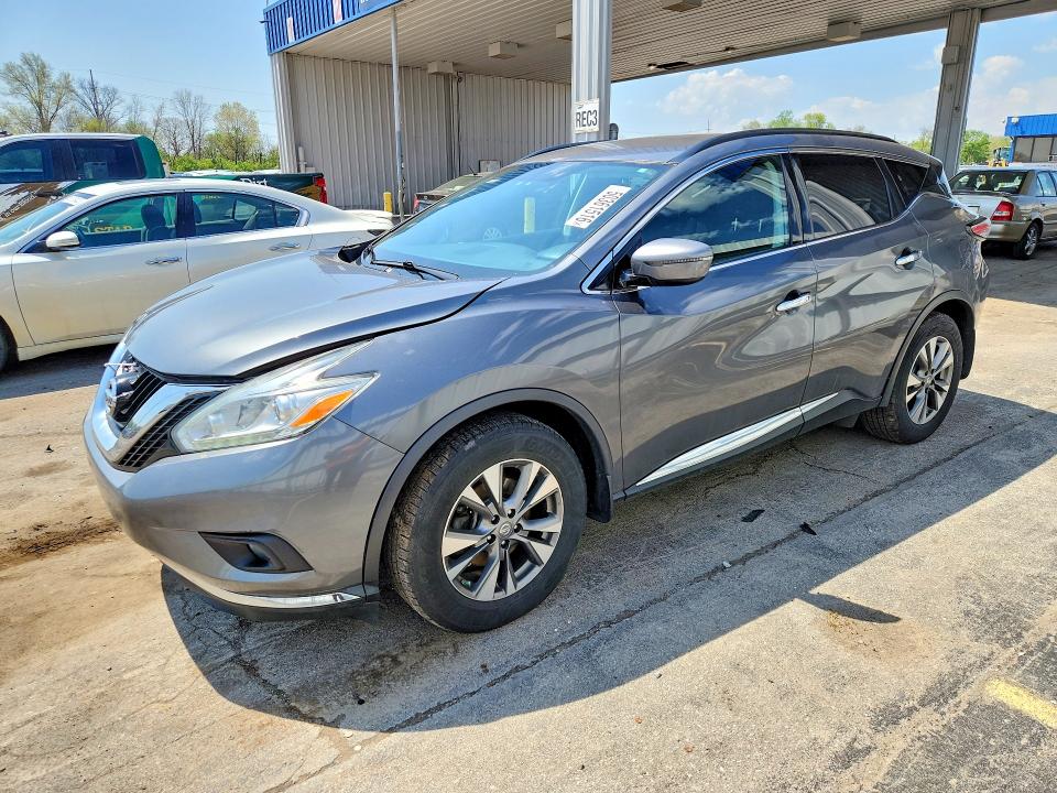 50361516 :رقم المزاد ، 5N1AZ2MH9HN124171 vin ، 2017 Nissan Murano مزاد بيع