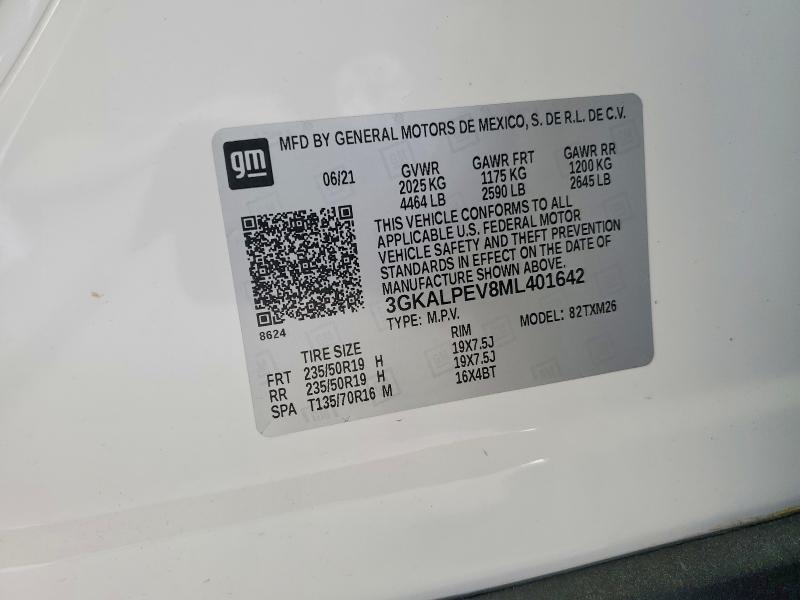 Продажа на аукционе авто 2021 Gmc Terrain, vin: 3GKALPEV8ML401642, номер лота: 48398866