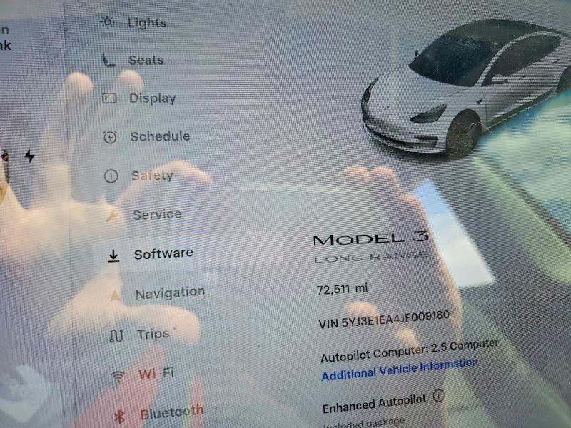 Продаж на аукціоні авто 2018 Tesla Model 3, vin: 5YJ3E1EA4JF009180, номер лоту: 49431506