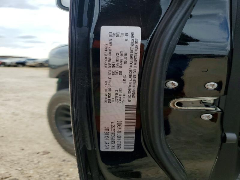 48507836 :رقم المزاد ، 3C6UR5CJ6LG229377 vin ، 2020 Ram 2500 مزاد بيع