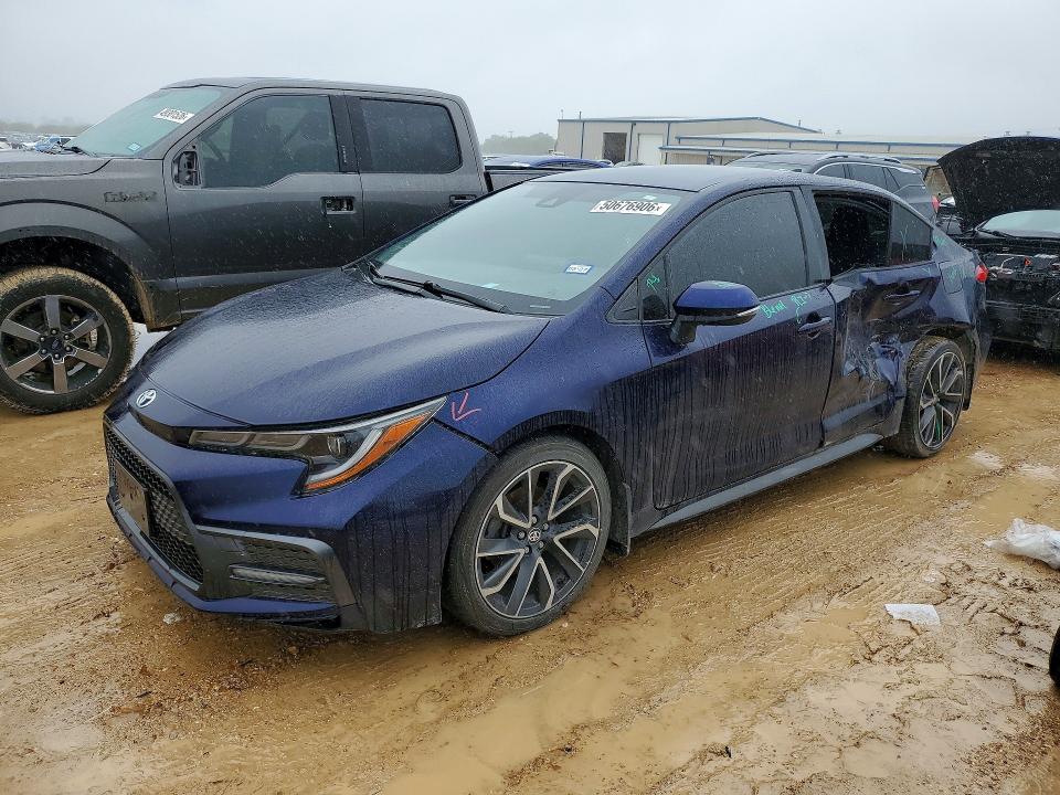 50676906 :رقم المزاد ، JTDS4RCE3LJ038166 vin ، 2020 Toyota Corolla مزاد بيع