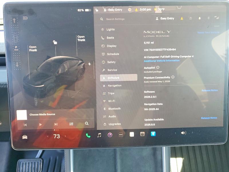 Продажа на аукционе авто 2026 Tesla Model Y, vin: 7SAYGDED7TF435494, номер лота: 49458656
